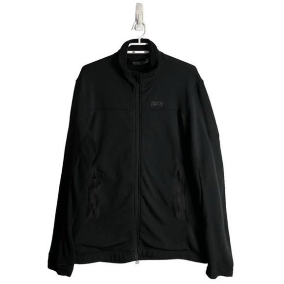 Roots Other - Roots Men's Black Soft Shell Full Zip Long Sleeve Jacket